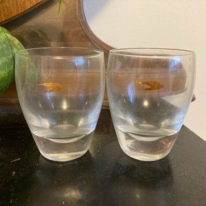 Pair of Low Ball Old Fashioned Glassware